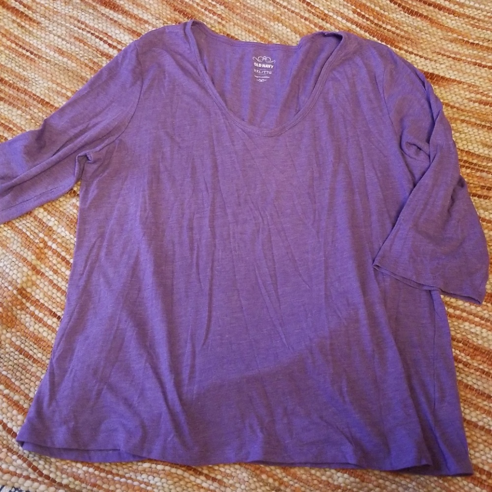 Womens xxl 2x old navy scoop‎ neck tee t shirt